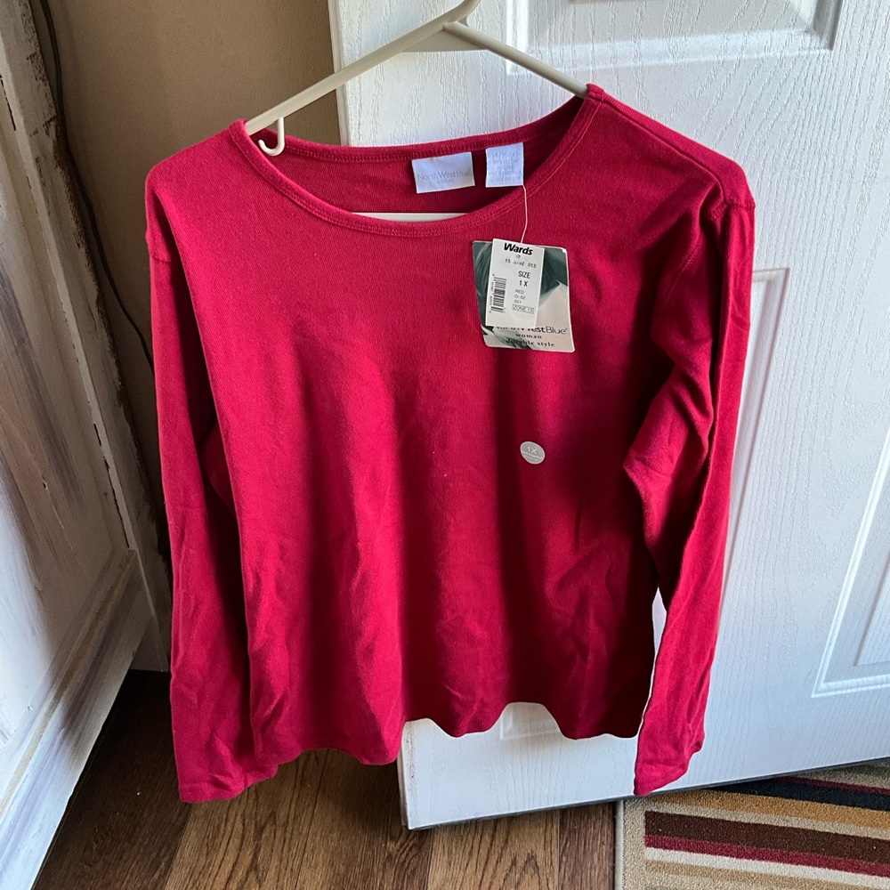 NWT North West  Blue 1X LS TEE